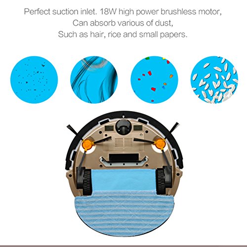MIAO@LONG Smart Robotic Vacuum Self Charging And High Suction Household Dry&Wet Mop Sweep The Floor Machine For Various Thin Carpet Hard Floor