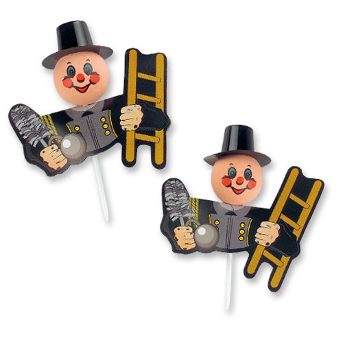 Preisvergleich Produktbild 10 Kaminfeger mit Leiter aus Papier