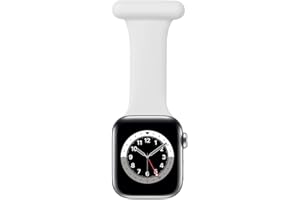 SONGSIER Compatible with Apple Watch Strap 38mm/40mm/41mm/42mm/44mm/45mm/46mm/49mm, Infection Control Design Pin Fob for Nurses Doctors Healthcare Paramedics, for iWatch Series 10 9 Ultra SE 8 7 6 5 4 3 2 1