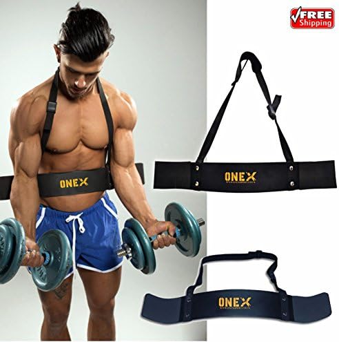 Universal Gym Weight Lifting Arm Blaster Biceps Isolator Bomber Curl Fitness Gym Workout Training Support