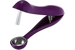 POMRONE Denocciolatore di ciliegie | Detorsolo di frutta | Strumento per la rimozione dei semi di ciliegie, strumento per denocciolare le olive, strumento per denocciolare le ciliegie con design a