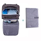 Lekebaby Unisex Baby Wickelrucksäcke mit Wickelauflage und Kinderwagen Haken - 4