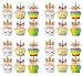 Produktbild Bdecoll 24 Stück Einhorn Cake Topper Tortenstecker/Einhorn Cupcake Torten Dekoration Kuchen Topper für Geburtstag Party Deko