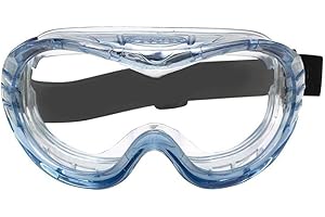 3M Fahrenheit Schutzbrille 71360-00012, Vollsichtbrille, Kratzfest, Staubdicht, bequeme Passform, indirektes Belüftungssystem, Bietet Platz zum Tragen einer Korrektionsbrille, AS/UV, PC, Klar