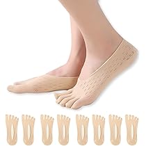 Chaussettes à Cinq Orteils Pour Femmes, Rayées Arc-en-ciel Colorées, Harajuku, Pour Hiver Et Automne, Cinq Doigts Séparés, Tubes Au Milieu