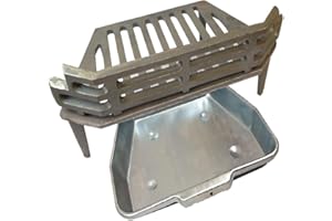 YOUR DIY SHOP WW/Victorian Fire Grate and Ash Pan for 16" Fireplace Opening