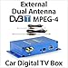 Produktbild Tunez Dual-Antenne DVB-T MPEG-4 Digital-TV-Box Externe Auto Head Unit Mobile Radio Empfänger