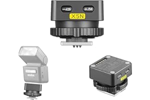 Godox X5N TTL Wireless Flash Trigger für Nikon, 2,4-GHz-Blitzauslöser für iT32 Mini Flash, Hot-Shoe-Trigger mit HSS-Unterstützung, integrierter Batterie & Farbindikator
