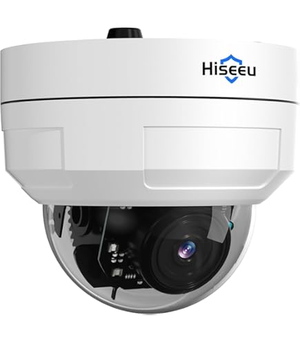 Telecamera Wi-Fi Hiseeu 2K - 360°, Visione Notturna, Rilevamento Movimento, App VicoHome - Foto 12