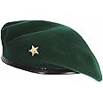 Wan-Sukh Army Style Cap, Rajputana Cap, Men Wool Beret Star Size 7-8 Regular Size (Pack of 1)