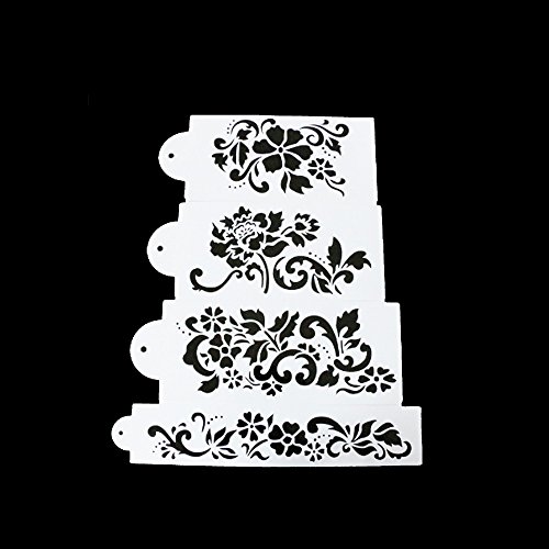 SHINA Tiramisu Spray Print Sugar Sieb Backen Kuchen Form Kuchen Dekorieren Werkzeug DIY