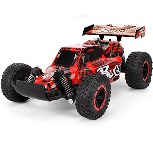 Wokee Fashion Newest 1:16 2WD High Speed RC Racing Car Remote Control Truck Off-Road Buggy Toys (Red)