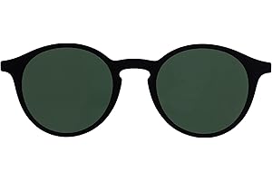 DIDINSKY Polaryzacyjny klips solarny. Nadaje się do każdego z okularów do czytania Antyrefleksyjnych polaryzacyjnych kryształów słonecznych. 8 kolorów i 6 kształtów - SUNLAYER, Graphitebium