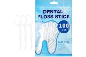 OOBRAN Dental Floss-100 Pcs Dental Floss Toothpick,Teeth Stick,Tooth Picks,Floss Picks,Teeth Cleaning (Original, 100 pcs)