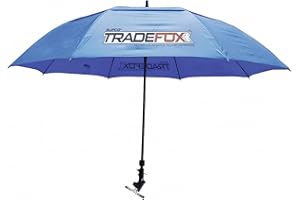Supco TradeFox 60" Umbrella with Magnetic Base Kit MUKIT Stay Cool and Dry when Doing Outdoor Repair Work, Black