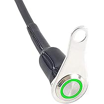 LMoDri Motorcycle LED Switch Waterproof ON-OFF Handlebar Adjustable Mount Stainl
