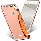 JEPER Spiegel Hülle für Huawei P10 PC Mirror Silikon Case...