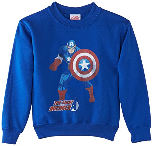 Marvel-Jungen-Sweatshirt-Avengers-Assemble-Captain-America-The-First-Avenger