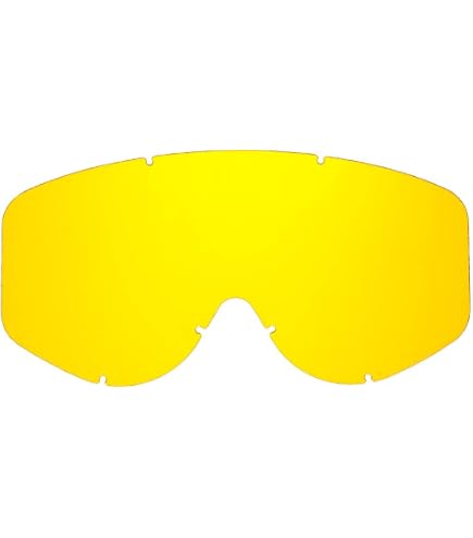 SeeCle Lenti Di Ricambio Specchiate Rosse Per Maschere Scott 83/89/Recoil/89 Xi – SE-415303-HZ – Lexan Ottico Da 0,75mm – Pacco Da 1 - 4