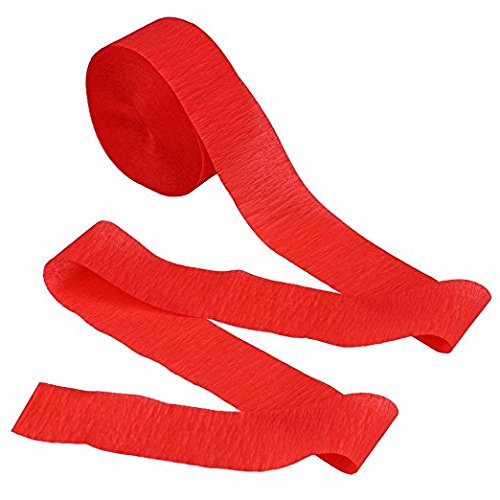 Krepppapier Papier Rolle Partydekoration Verschiedene Farben,4.5cm X 25m,6 Rollen (6 Rollen) - 3