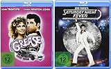 John Travolta Set - Grease + Saturday Night Fever - Deutsche Originalware [2 Blu-rays] - Olivia Newton-John, Stockard Channing, Karen Lynn Gorney, Barry Miller, Joseph Cali, Paul Pape John Travolta