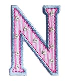 N 5cm hoch rosa blau Bügelbild BuchstabeAufbügler Patch Buchstabe zum Aufbügeln auf Dekorieren Bürogeschenk Bügelbar Baumwolle Baby Applikationen Annähen Stoff Applikationen Nähen Kleider Kappe Hut Jacke Schal Halstuch Zimmer Taufgeschenk Motive für personalisierte Geschenke mit Geburt Namen Sport Fussball Verein Stadt Kinder Baby Geburtstag Taufe Gute Farbig Diy Design Dekorativ Bügeln Bügel Motive Buchstaben Buben Basteln Accessoire Sticken Personalisieren Kleidung Zimmer Taufgesche