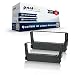 Produktbild 2x Kompatible Schriftbänder Epson TMH 3000 TMH 3000 R TMH 3000 Series TMU 290 TMU 290 II TMU 290 Series TMU 295 C43S015366 ERC-27-B Schriftkassette Nylon - Office Print Serie