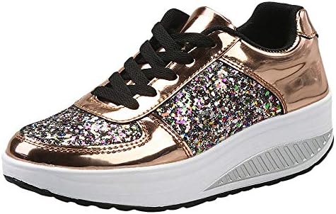 Women's Sequins Shake Shoes,LianMengMVP Ladies Winter Autumn Shoes Wedges Sneakers Fashion Girls Sport Shoes Women’'s Sugardaddy Boots