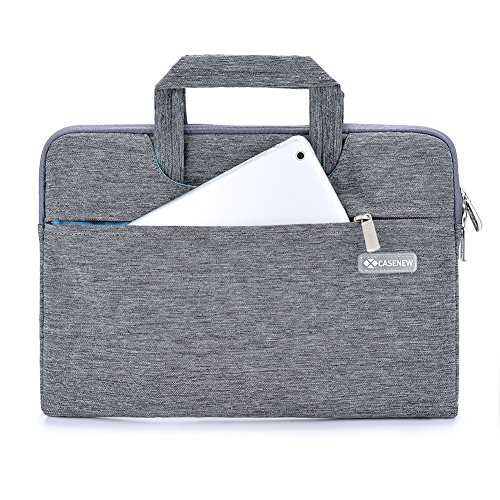 Fall New tragbaren Stoff Computer Laptop Sleeve Notebook Tragetasche mit Griff und Zubehör Tasche Grey 13 13inch - 3