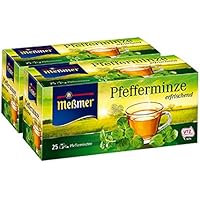 Meßmer Pfefferminze 25 TB, 2er Pack (2 x 56 g Packung)