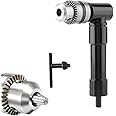 Professional Angle Drill Adapter, Efficient & Robust, Quick Change Drill Attachment Adapter for Tight Corner Workspace, Right Angle Driver Drill Attachment for Many Portable Electric Drills