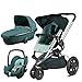 Quinny Buzz Xtra Novel Nile with Carrycot and Pebble Car Seat