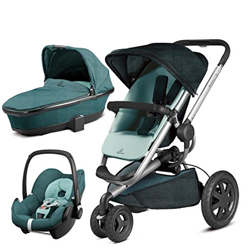 Quinny Buzz Xtra Novel Nile with Carrycot and Pebble Car Seat