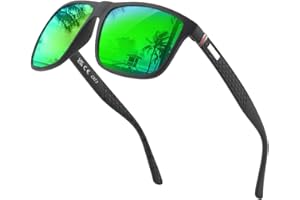 PERFECTMIAOXUAN Occhiali da Sole Polarizzati Uomo Donna, Occhiali Vintage Eleganti Montatura Classica, Lenti Pilota HD, Golf Guida Pesca Occhiali da Viaggio Sport all'Aria Aperta Moda Occhiali da Sole