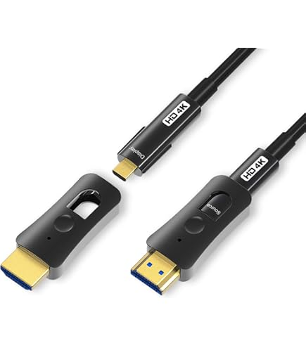 Cavo MPO Fibra Ottica Corazzato 3M - 7 Fibre Tipo A OM3, Maschio-Femmina, Per Estensioni HDMI 8K E Installazione A Muro