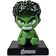 AG Traders Incredible Hulk Bobble Head Action Figures with Mobile Holder for Cars dashboards Offices and for Home Decoration and Perfect Toy Also… (Hulk)