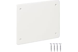 BRICOLEVA.IT Coperchio per Cassetta di Derivazione - Copertura Scatola Elettrica da Esterno - Copri Quadro Elettrico - Disponibile in più misure (92x92 mm)