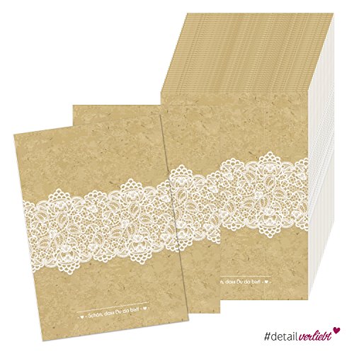 Detailverliebt! 40 stilvolle Tischkarten in DIN A7 für die Feier zu deiner Hochzeit, dv_117 | Tischkarten, Namenskarten, Tischdeko, Platzkarte Hochzeit, Karte, Feier, Familie, #detailverliebt - 2