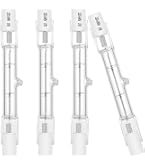 Lot De 5 Ampoules Halogènes Linéaires R7s 78mm 120W 2800K Blanc Chaud Dimmables 1885lm