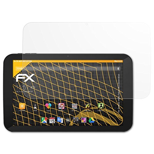 Trekstor Volks-Tablet 3G (2.Generation) Displayschutzfolie - 2 x atFoliX FX-Antireflex blendfreie Schutzfolie