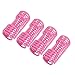 2 Pair Pink Plastic DIY Curler Roller for Hair Salon