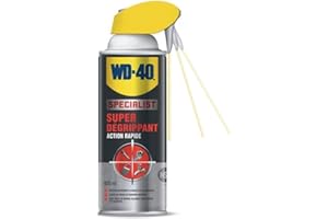WD-40 Specialist • Super Dégrippant • Spray Double Position • Efficacité Immédiate • Dégrippe rapidement et facilement • Résistant à l'Eau • Compatible Tous Métaux • 400 ML