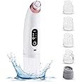 Blackhead Remover Vacuum, Electric Pore Cleaner with 5 Suction Heads, Rechargeable Comedone Extractor Kit for Face Acne, Whitehead Removal for Women & Men