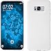 Produktbild PhoneNatic Case für Samsung Galaxy S8 Hülle Silikon weiß S-Style + flexible Folie