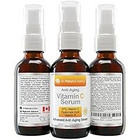 Sérum 20% Vitamina C • Orgánico • 60 ml • Vitamina E • Ácido Hialurónico • Todo Tipo de Pieles • Anti-edad arrugas manchas • Utilizar con Derma Roller • Para Hombres y Mujeres