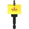 Starrett HSS Bi-Metal Hole Saw - CSC32 Cordless Smooth Cutting Hole Saw - For Wood Plastics Steel Various Materials - 32mm
