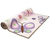 Infantastic Kinderteppich Schmetterling in Größe 80/150 cm/120/170 cm/160/230 cm/200/290 cm in bunten Farben aus widerstandfähigem Polyester mit 7 mm Höhe - 3