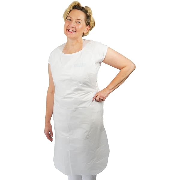 100 Transparente Einweg-Schürzen - Wasserdicht & Ölbeständig 90x60cm