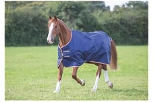 HORSE MASTERS Shires Original Horse Turnout Rug Lite | Lightweight Waterproof Outdoor Horse Rug | Horse Blanket for Comfort & Warmth | Sizes 5’9–7’0 | Assorted Colours (We Will Ship Available Color)