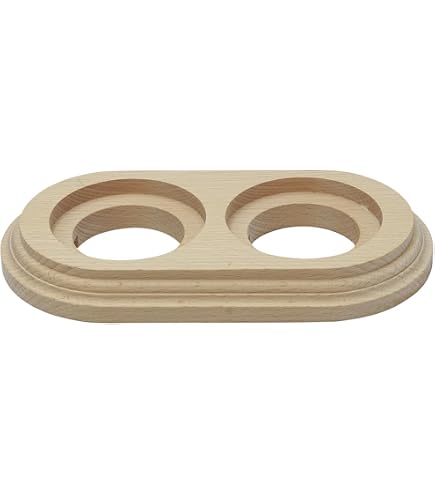 Klartext - Base in legno per scatola di derivazione BELLE ÉPOQUE, finitura grezz